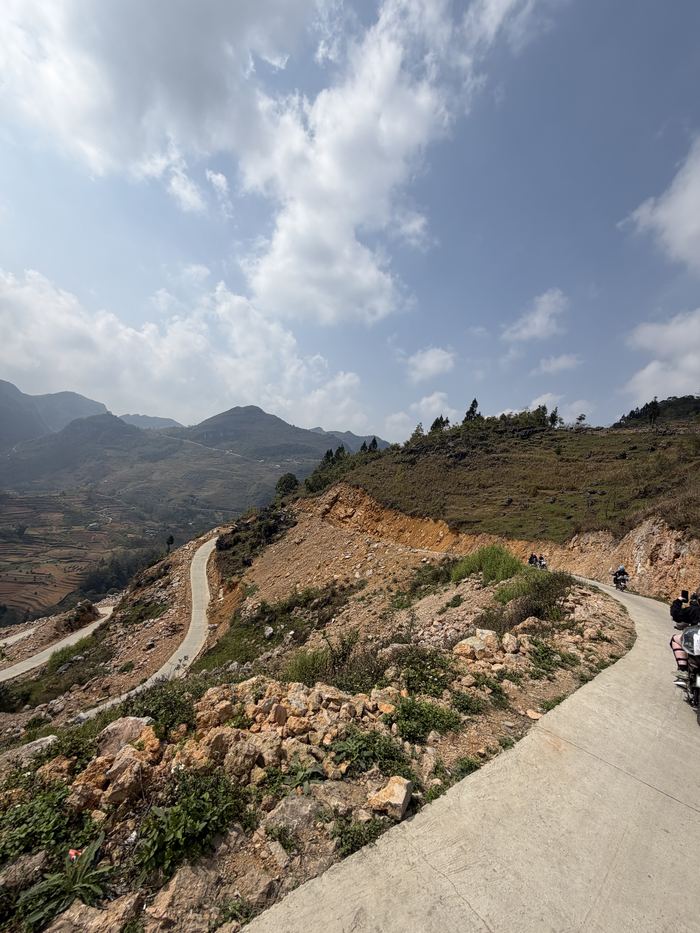 A road winding over dry hills